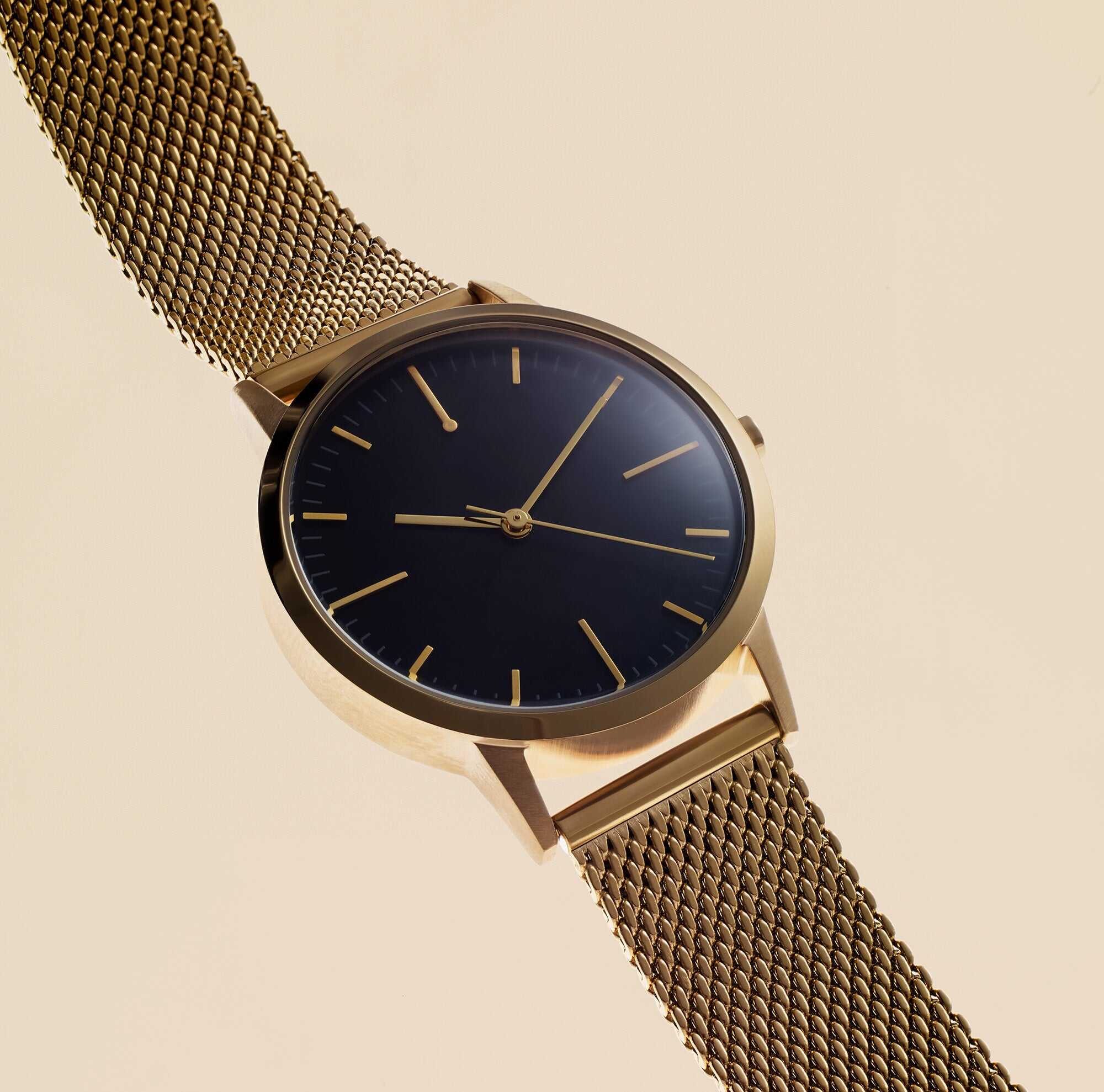 Gold & Black Watch