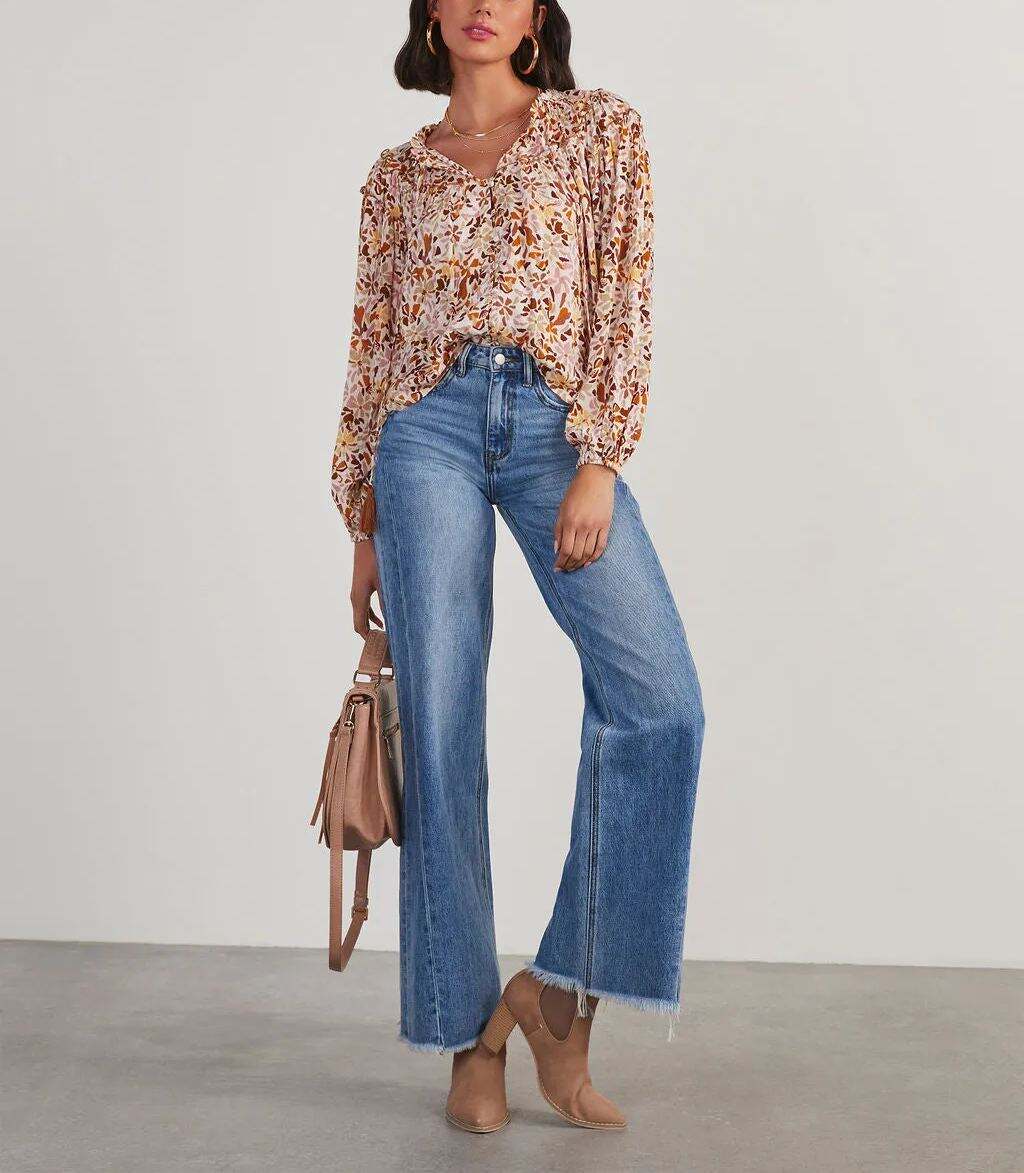Casual Floral Blouse