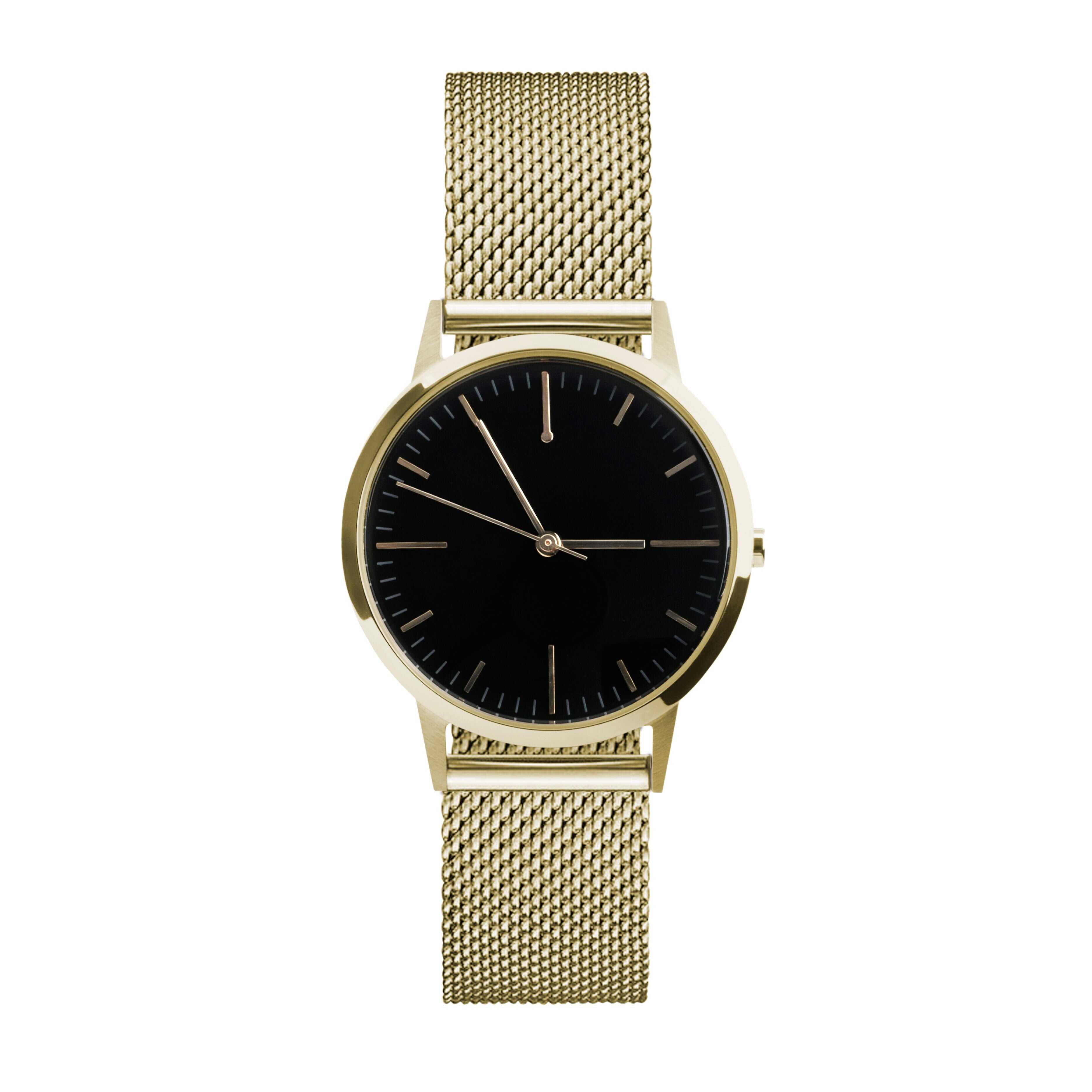 Gold & Black Watch