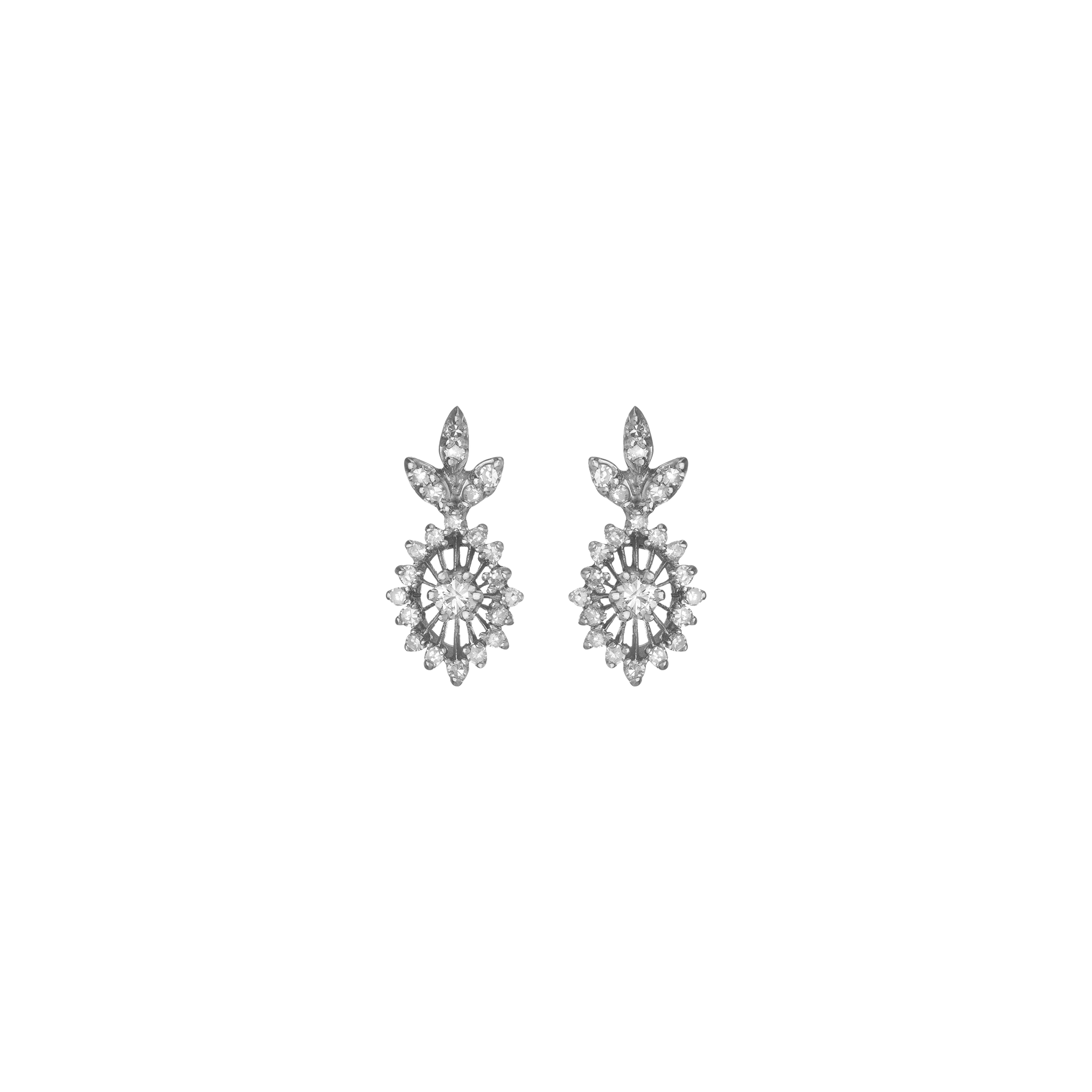 Vintage Diamond Drop Earrings