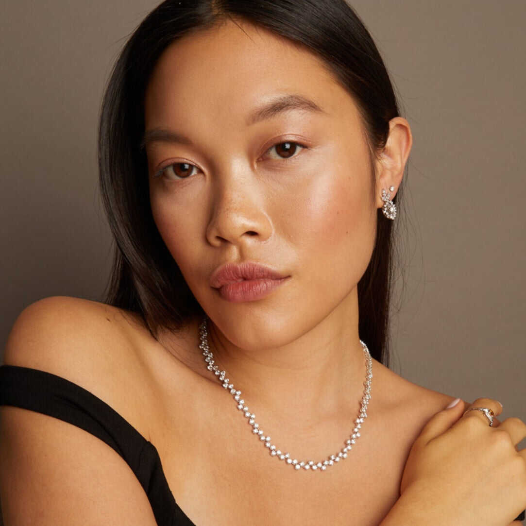 Vintage Diamond Drop Earrings