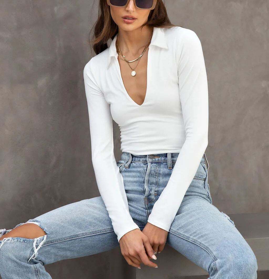 Collared Bodysuit