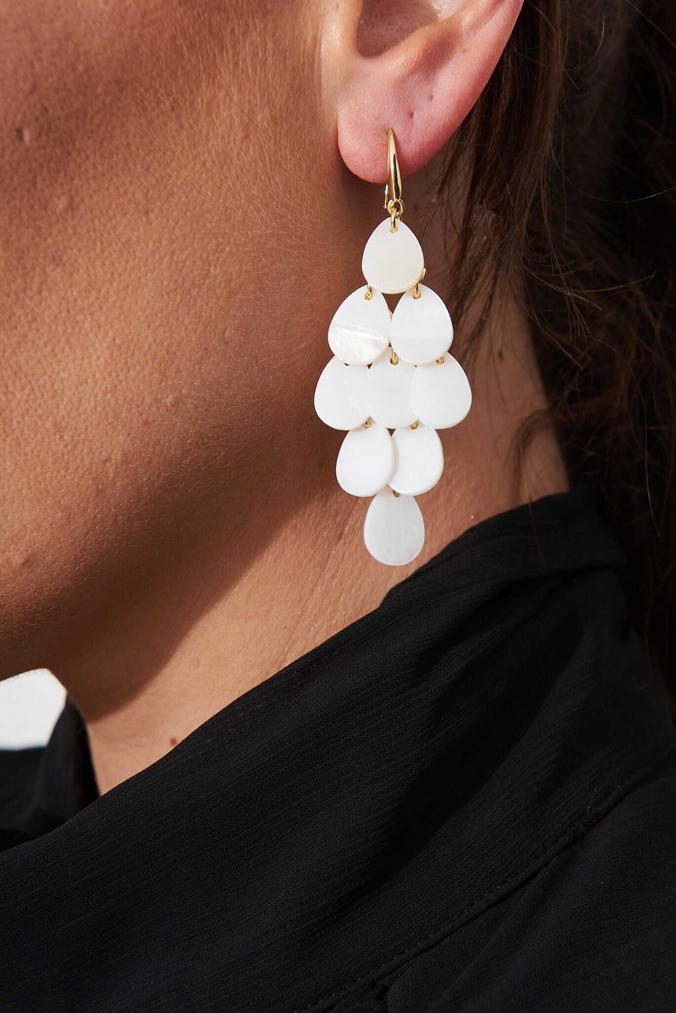 Drop Earrings In Gold
