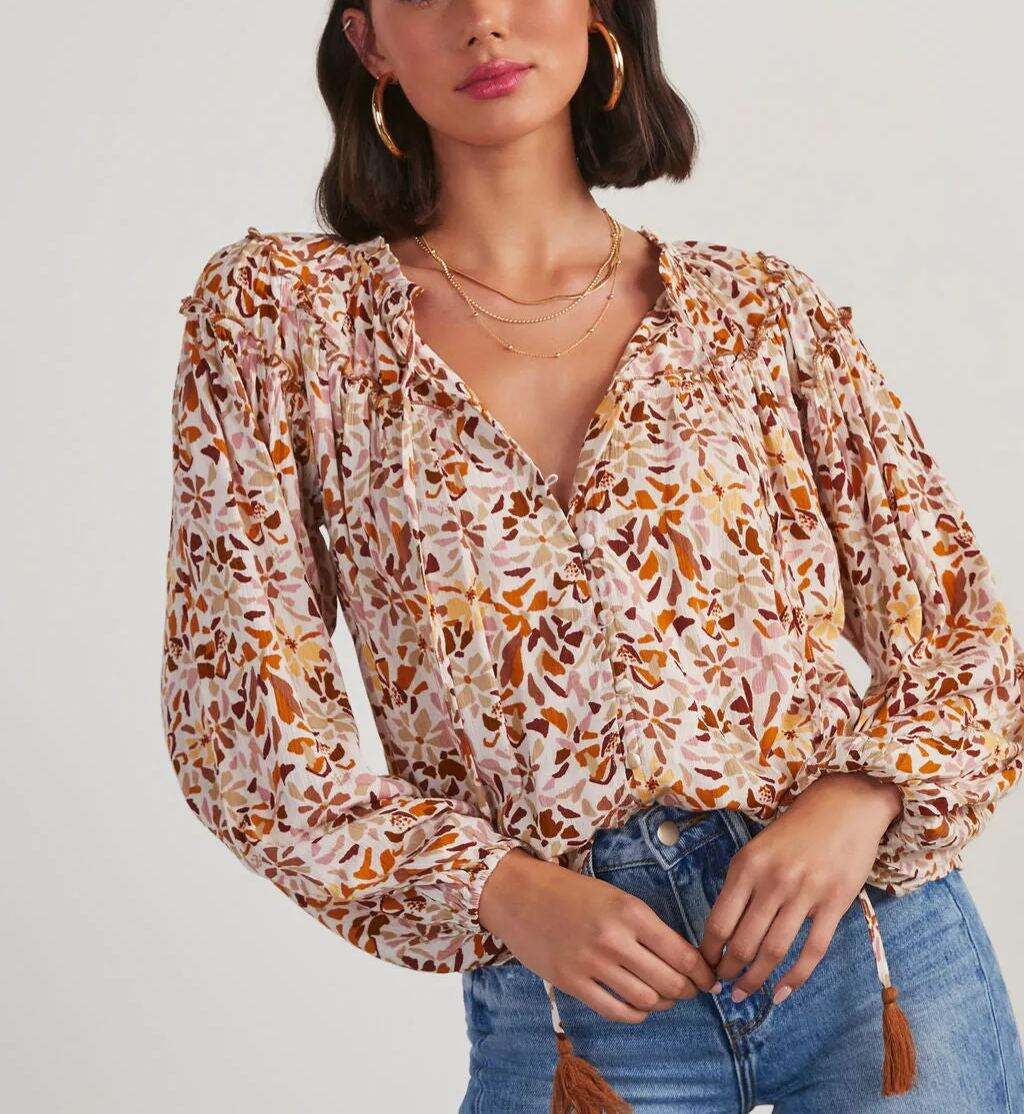 Casual Floral Blouse