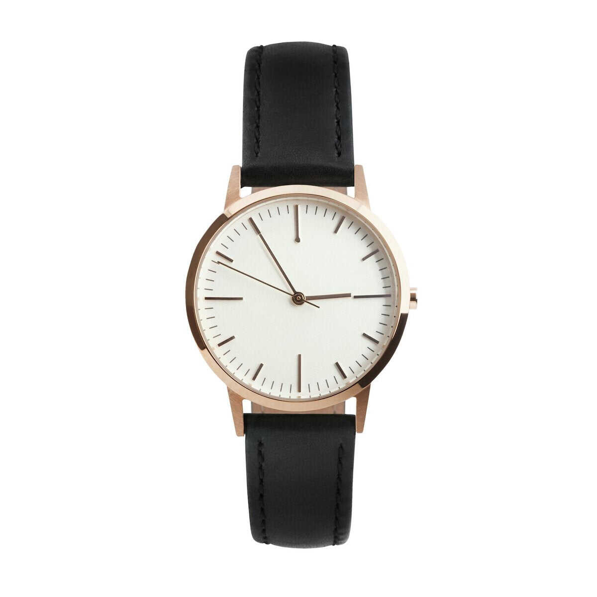 Rose Gold & Tan Watch + FREE Black Strap