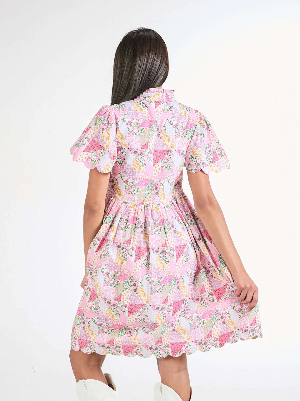 Pastel Patchwork Doll Dress
