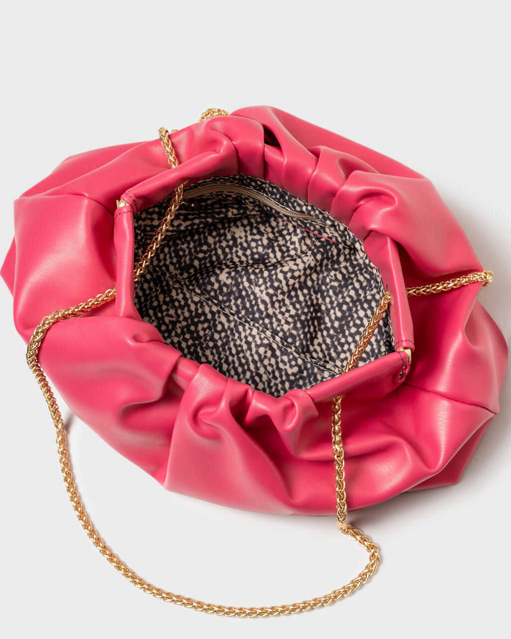Chain Pleated Shoulder Bag