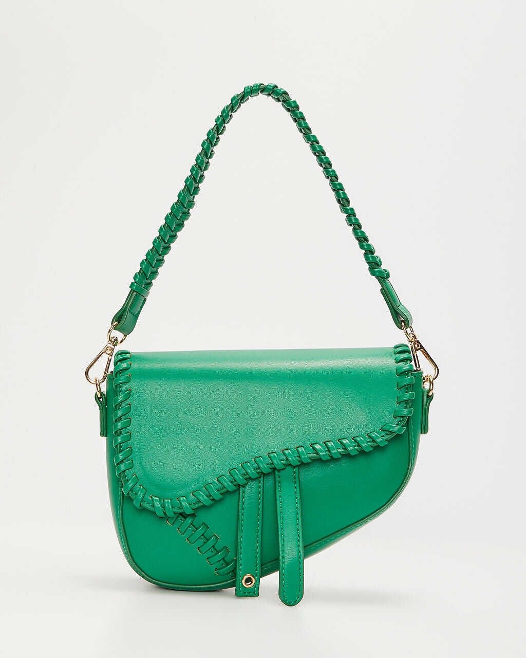 Faux Leather Shoulder Bag