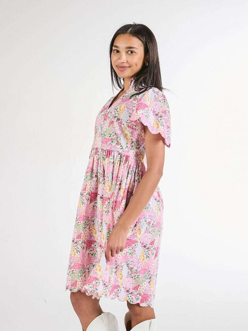 Pastel Patchwork Doll Dress