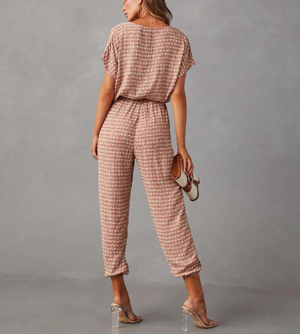 Printed Pocketed Jumpsuit