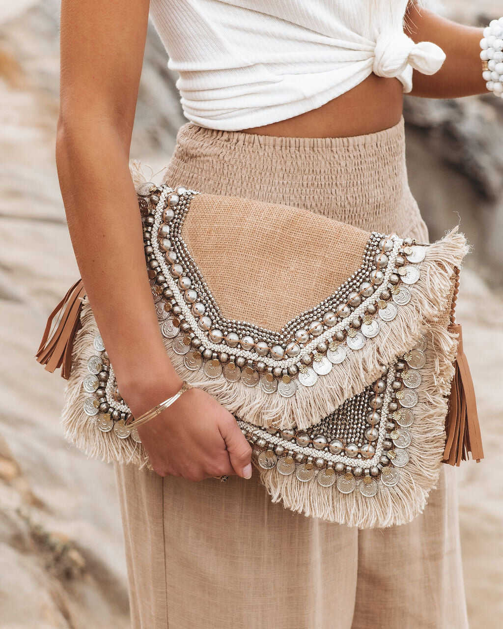 Fringe Trim Clutch