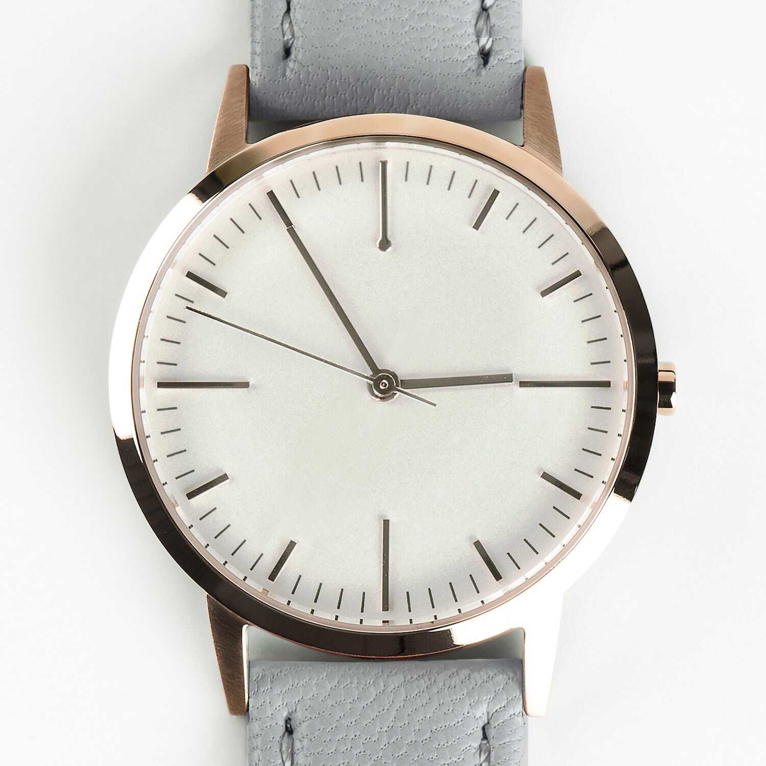 Rose Gold & Grey Watch