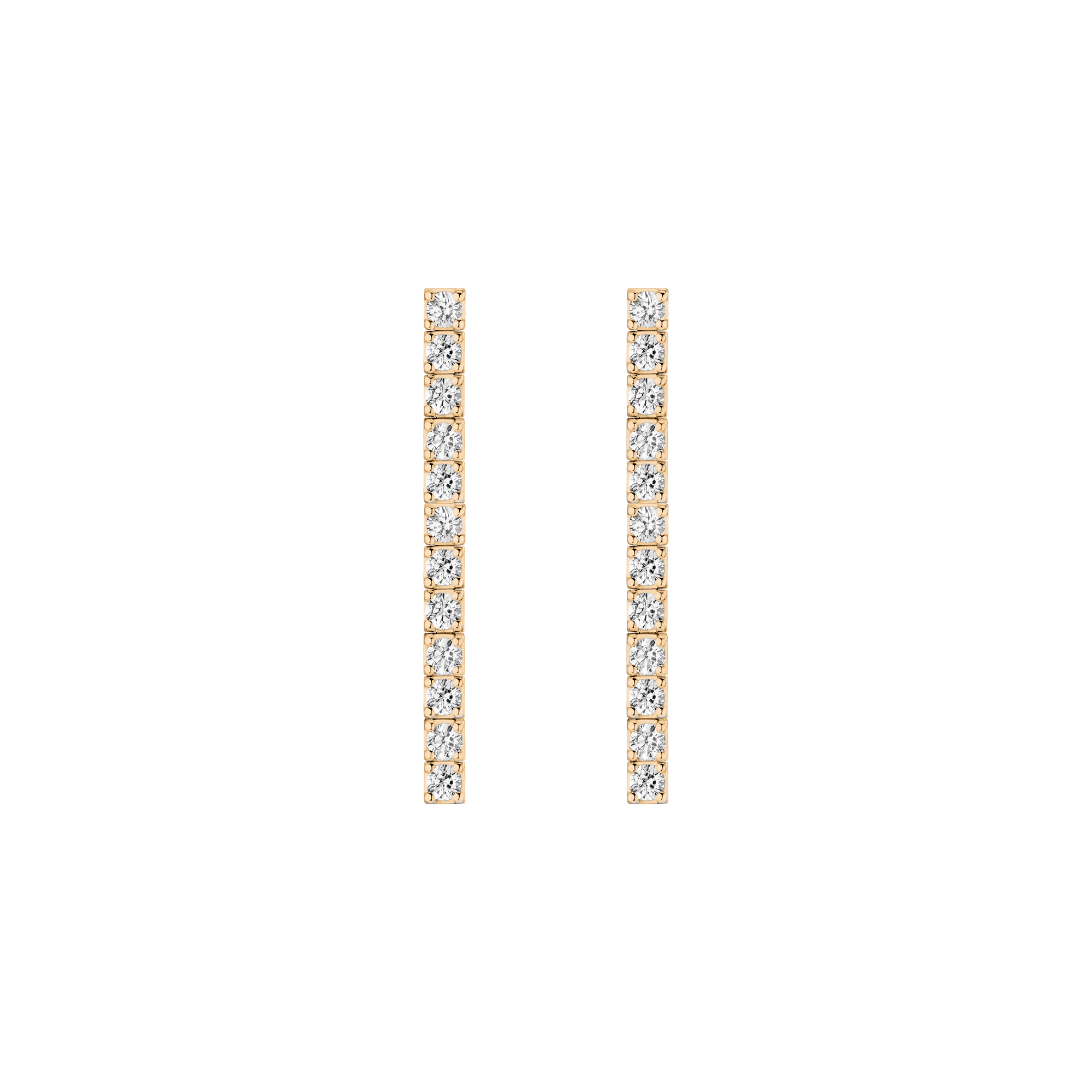 Star-Chain Draped Earrings