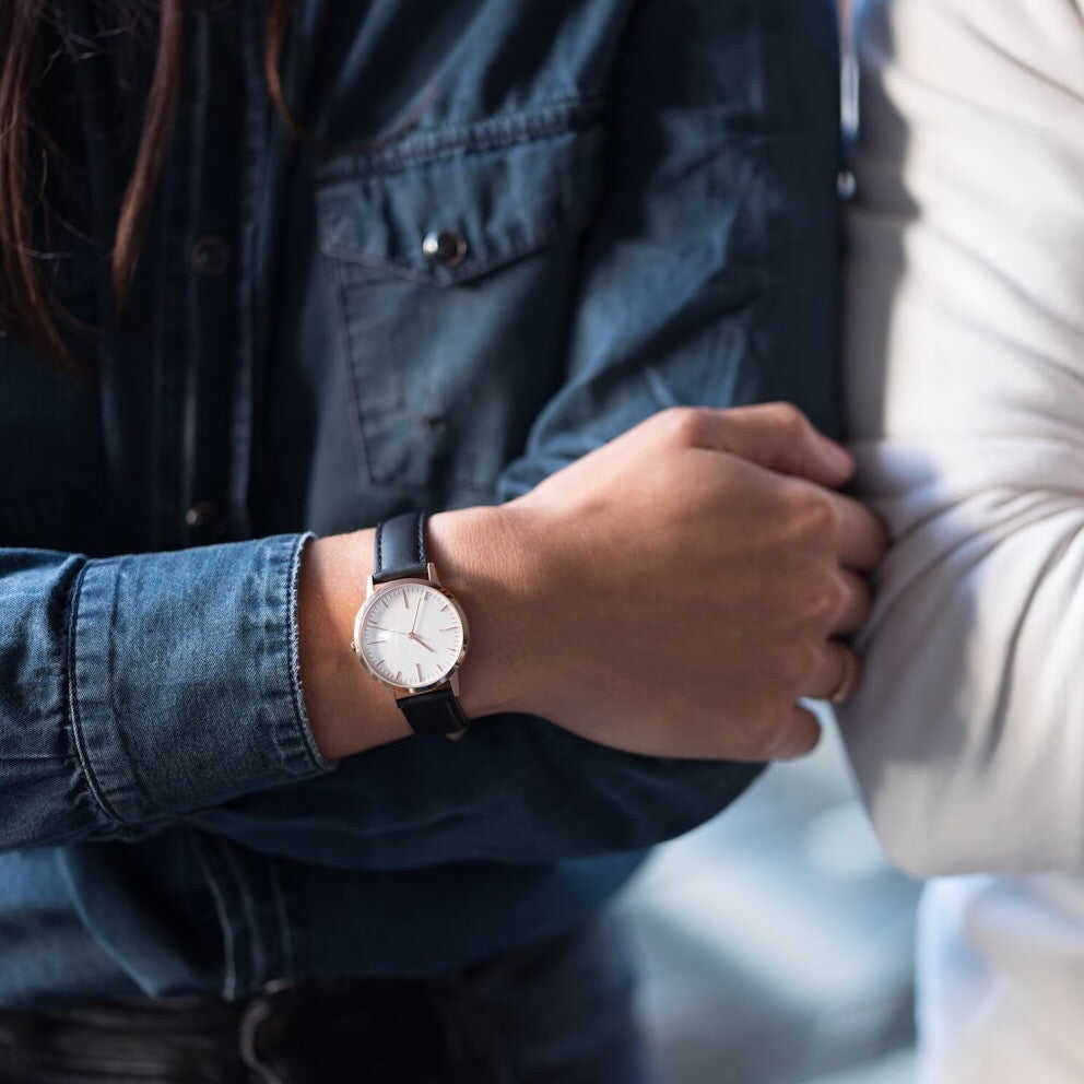 Gold & Black Watch