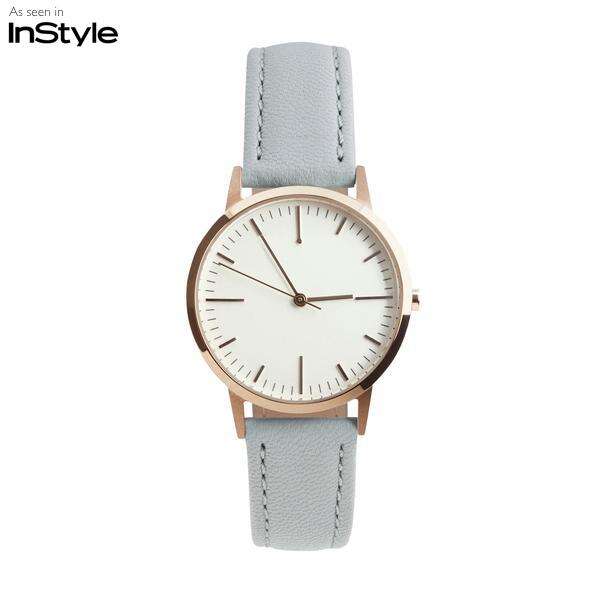 Rose Gold & Grey Watch
