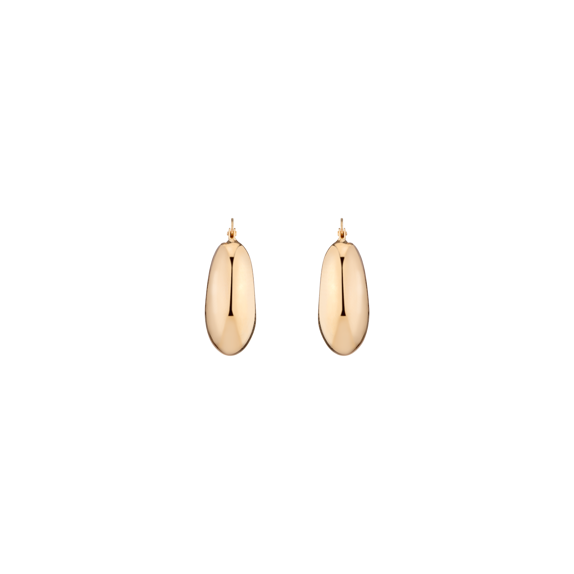 Pillow Saddle Hoops Earrings