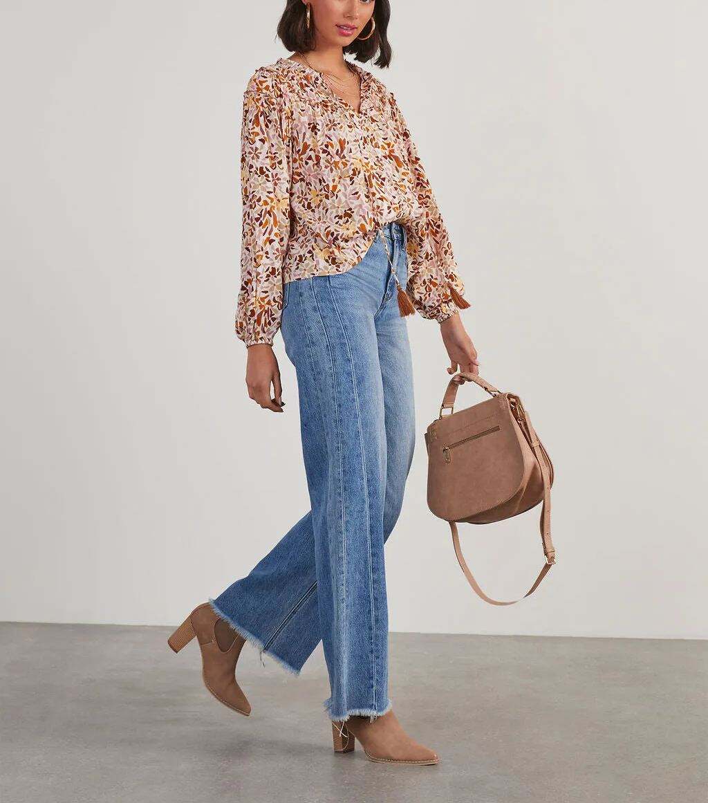 Casual Floral Blouse