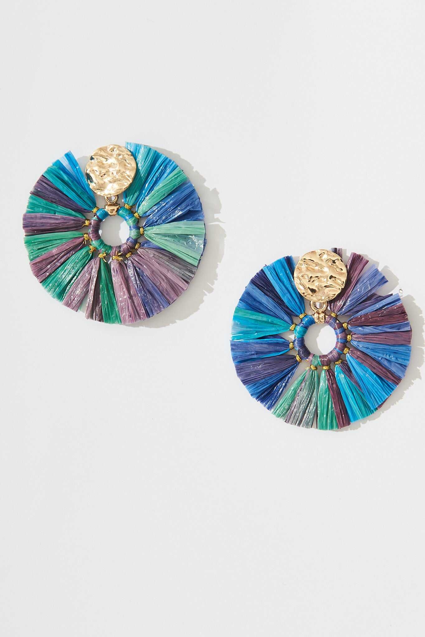 Colorful Rattan Earrings