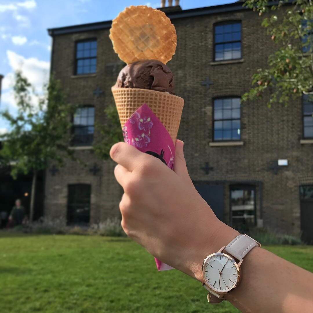 Rose Gold & Cream Watch