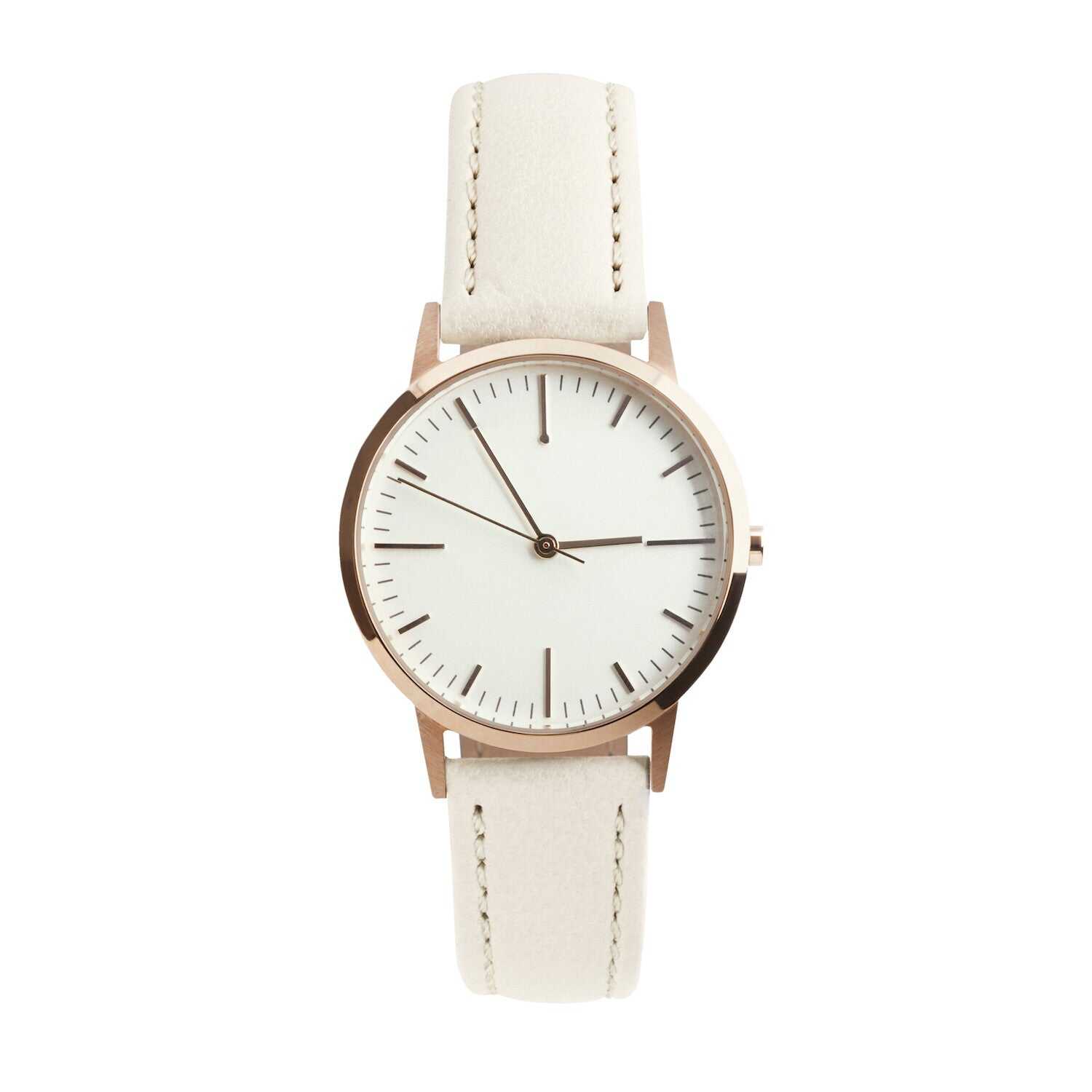 Rose Gold & Cream Watch