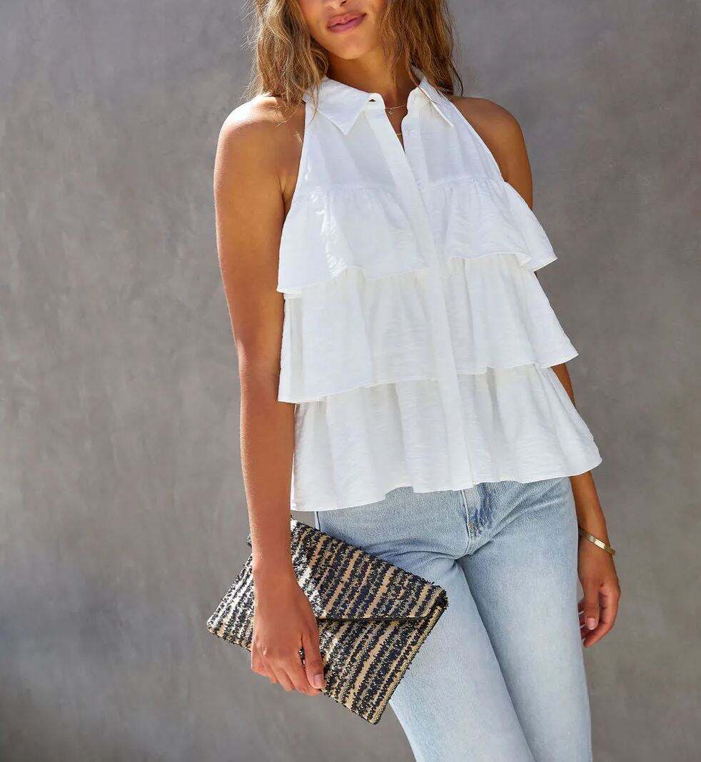 2-Color Woven Stripe Clutch