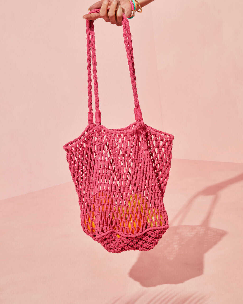 Casual Knit Shoulder Bag